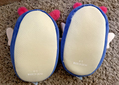 Original Squishmallow Moth Butterfly Kids Plush Super Soft Cute Slippers Sz 4-5