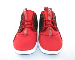 YOUTH JORDAN ECLIPSE CHUKKA BP 881455-001 BLACK/WHITE GYM RED-WHITE