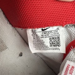 Nike Air Force 1 Low University Red Stitching Sneakers Size 6.5 Youth CW1575-100