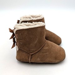 UGG Bailey Bow Boots Fixed Bow Baby Kids‘ Chestnut Size US 04/05 EU20.5