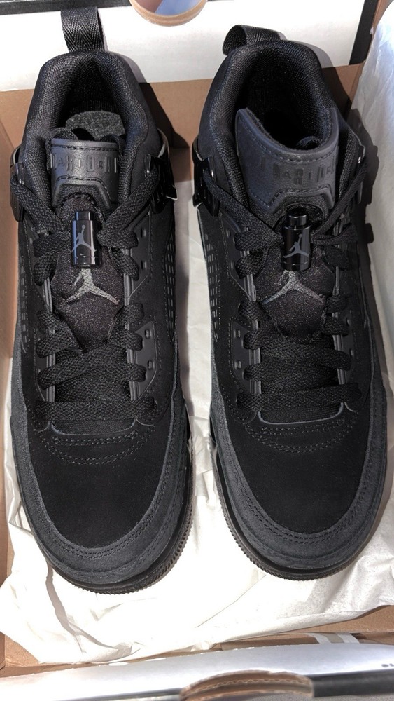 Jordan Spizike Low (GS) Black Anthracite Unisex Kids Sneaker 6.5Y FQ3950 001