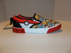 Ground UP Pokemon PIKACHU Slip-On Canvas Sneaker Shoes Unisex Youth Size 6