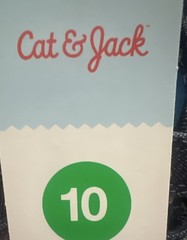Cat & Jack Kids Navy Polka Dot Canvas Sneakers Hook & Loop Non-Slip Size 10