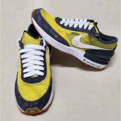 Nike Waffle One GS Go The Extra Smile Yellow Black DO5868-700 Youth Size 4Y