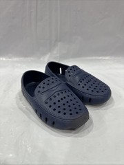 Floafers Prodigy Driver Loafer Kids 6 Navy Blue Perforated Slip On Shoes EBS2544