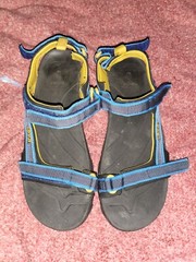 Teva Tanza Size Men 7 8.5 W Slingback Hiking Sport Sandal Hook & Loop