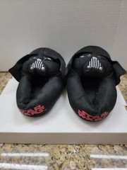 STAR WARS DARTH VADER Polyester Step In Slippers Child Size XL 4-5 2012 Disney