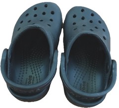 Crocs Classic Iconic Comfort Black Back Strap Clog Sandals Infant Toddler Size 6