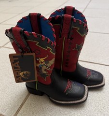 Ariat Quincy Collection Boy Kids Western cowboy Boots 8.5 Rare