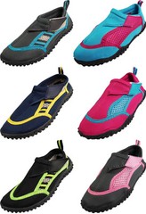 Norty Wave Childrens Sizes 11-4 Kids Slip on Aqua Socks Pool Beach Water Shoe
