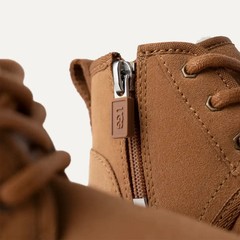 Toddler UGG Neumel II Boot Suede Upper 1017320T Chestnut Side Zip Size 6T EUC