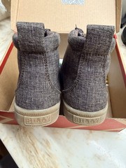 BILLY Footwear Classic High Top Brown Jersey Kids Shoes Size 9 M – EUC – Zip up