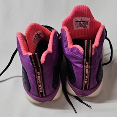 Jordan Team Jordan Mid Top Leather Sneakers Black/Purple/Pink 6.5Y 820276-008