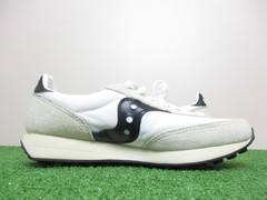 Saucony Trainer 80 Youth Size 3.5 Medium M White Beige Black Sneakers S70884-9