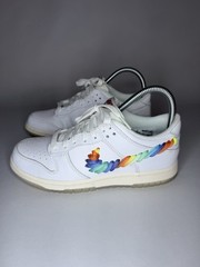 Nike Dunk Low SE (GS) White Rainbow Unicorn Low Top Sneakers Kids 5Y