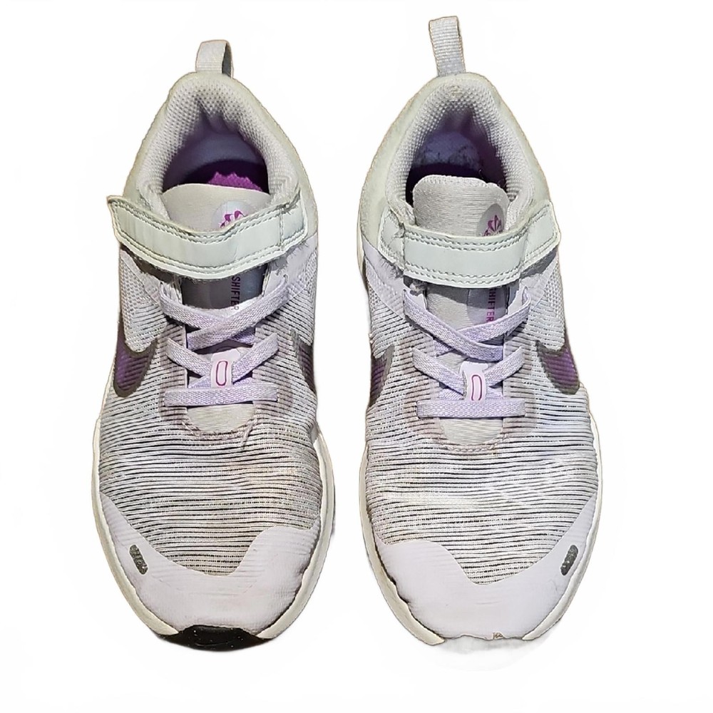 Nike Downshifter Purple and Gray Sneakers Size 2Y
