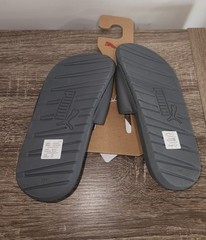 PUMA Kids‘ Cool Cat 2.0 Sandals size 1C New With Tags Dark Gray/Black