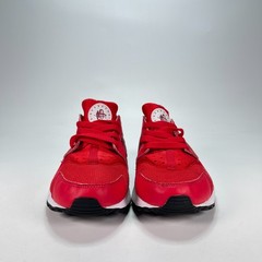 Nike Air Huarache Run University Red Running Shoes 654275-601 Youth Size 4.5Y