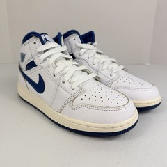Nike Air Jordan 1 Mid Industrial Blue Kids Size 4.5Y / Women’s 6 FN7432-141