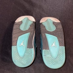 NIKE AIR JORDAN 4 RETRO 30TH TEAL WHITE BLACK SIZE 7C Toddler Baby Shoes