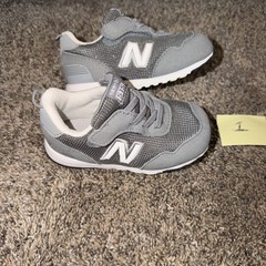 New Balance 515 Hook & Loop Shoes Gray Boys & Girls Toddler NW515BV Sz 6 NWOT