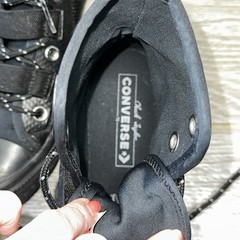Converse Chuck 70 Tech Hiker High Top Sneakers Triple Black Shoes Kids Youth 5