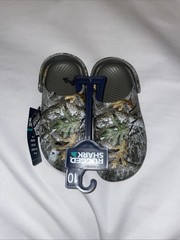 Rugged Shark Comfort Eva Clogs Size 10 Camouflage Waterproof Slip On