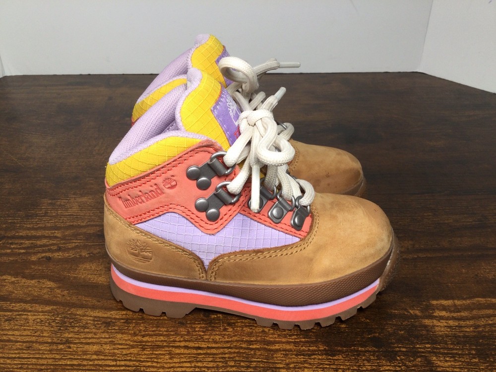 TIMBERLAND EURO HIKER Leather MID BOOTS TB0A26ZS754 Kids Size 7 Toddler