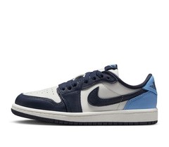 Size 1.5y – Air Jordan Retro 1 Low OG Obsidian UNC 2025 Authentic PS- Brand New