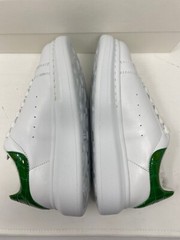 Alexander McQueen Designer Sneakers Shoes Kids Children Size 1 (32) $320 White