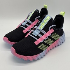 Adidas Kaptir Flow K ‚Core Black / Hi-Res Yellow / Clear Sky (JQ7348) New in Box