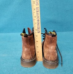 Doc Martens „Delaney“ Brown Boots Lace-Up w/ Side Zip Size 13 YOUTH