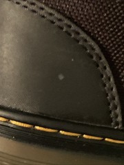 Dr. Martens Youth Combs Canvas/Leather Boot Sz 13 Black