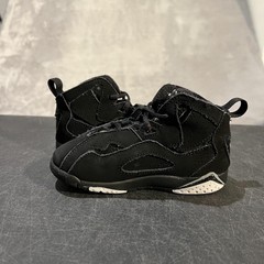 Jordan True Flight Shoes Kids 9C Black Basketball Sneakers 343797-010