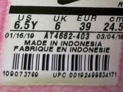 Youth Nike Sneaker AT4662-403 Flexrunner Size 6.5 Youth Pink/Blue/Gray