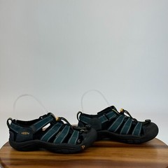 Childrens Big Kids Keen Newport H2 Waterproof Blue Shoes Sandals Size 3 Y GUC