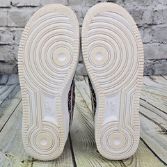Nike Air Force 1 JDI „JUST DO IT” All Over Print Shoes Size 5.5Y w/Box & Sticker