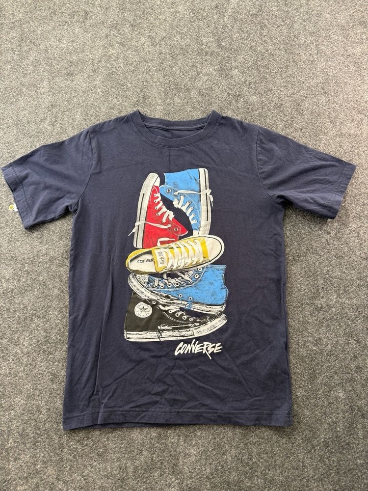 Converse Kids‘ Stacked Chuck Taylor Sneakers Graphic T-Shirt, Size L (12-13 YRS)
