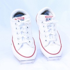 Converse Kid Size 12 White Low Top MADISON All Star Padded Sneakers – A01694F