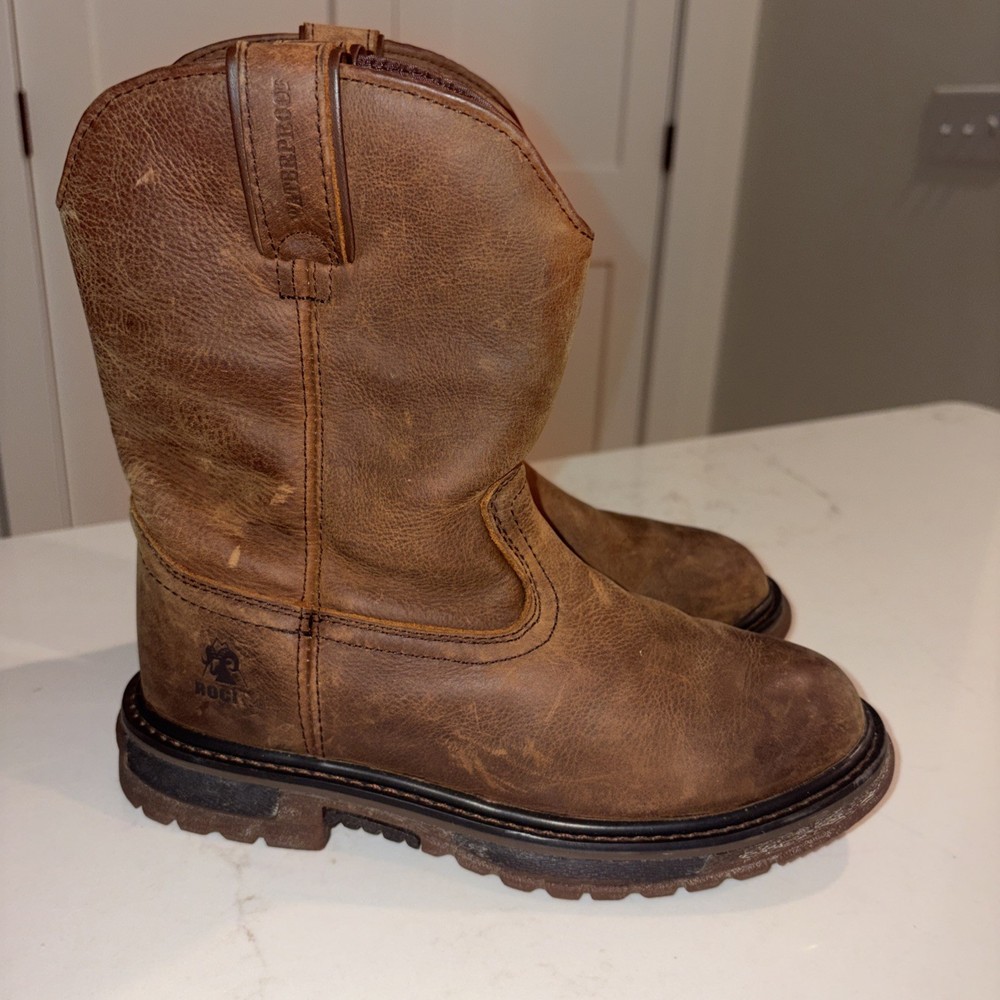 Rocky Big Kid’s Original Ride FLX Waterproof Western Boot 3M Country Farm