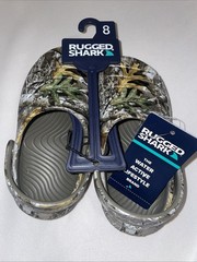Rugged Shark Kids Camo Clogs Size 8 EVA Waterproof Slip-On Shoes Comfort Outdoor