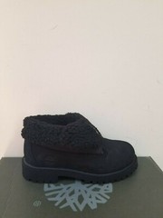 Timberland Kids Premium Roll-Top Fleece Boots with Faux Shearling NIB