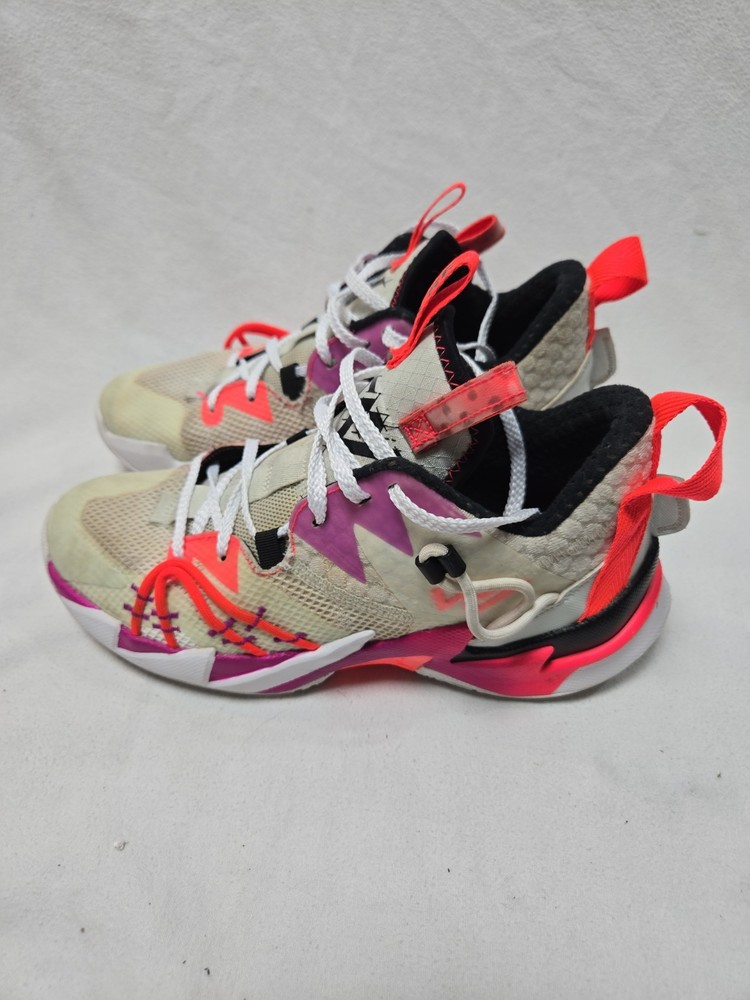 Jordan Why Not Zer.0 3 SE Youth Size 7Y CN8107-101 Sail Black Spruce Aura