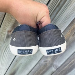 Sperry Top-Sider Deck Shoes Kids Size 3M Navy Blue Washable SCK262895