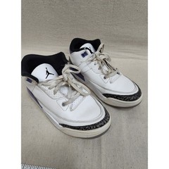 Nike Air Jordan 3 Retro Dark Iris White Purple Black DM0966-105 Youth Size 3Y