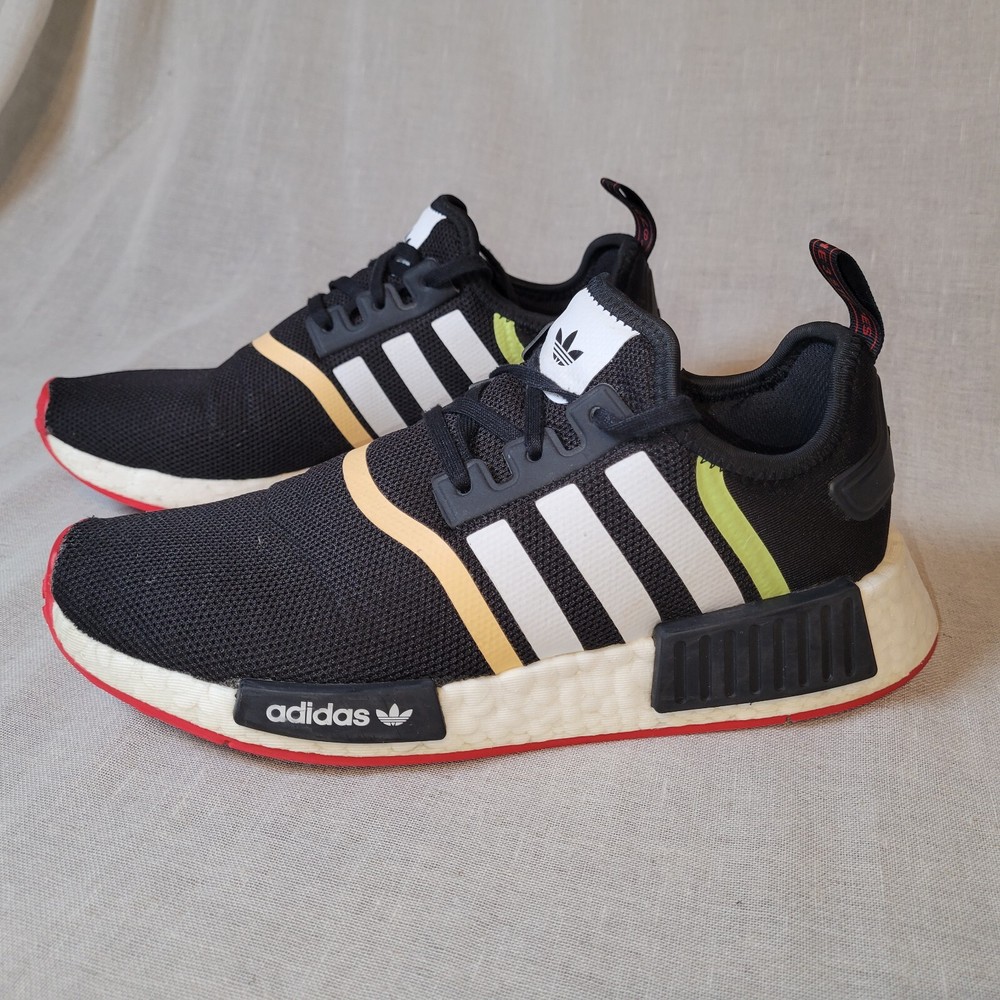 Adidas Junior 6.5 Kids Unisex GS Black White Tennis Shoes Sneakers GZ2100 6 1/2