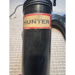 Hunter Kids Original First Classic Rain Boots Black Matte Waterproof 13/1 2G