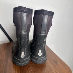 Bogs Kids Grasp Solid Black Waterproof Insulated Winter Boots Size 13 78768-001