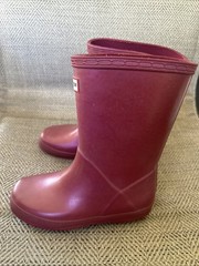 Hunter Kids‘ Original First Classic Waterproof Rain Boot Magenta US 12 B