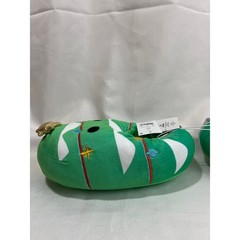 Squishmallows Christmas Tree Plush Slippers Green Holiday Kids Size 4/5 NEW